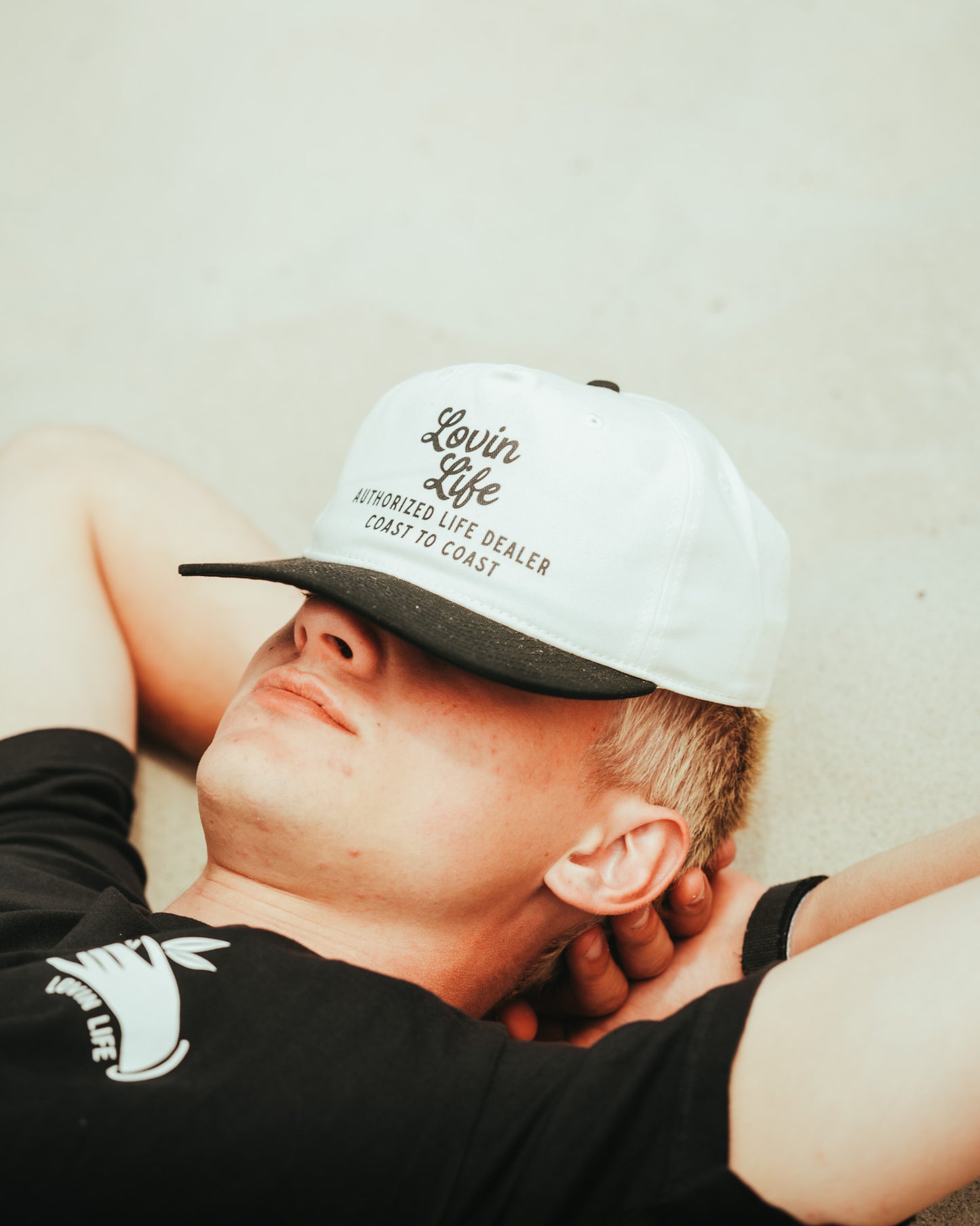 Coast to Coast Two-Tone Cap - Black