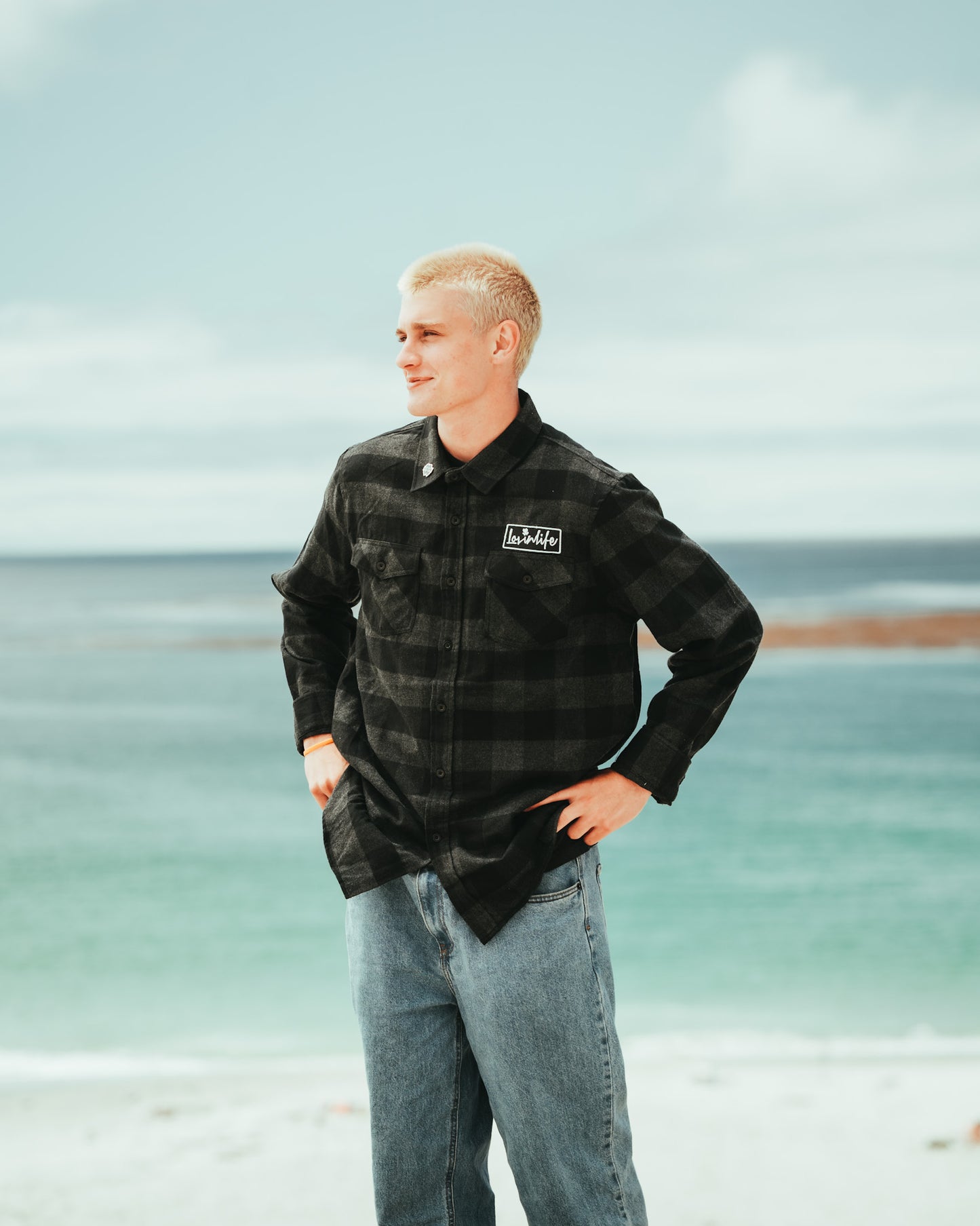 Lovin Life Flannel - Black