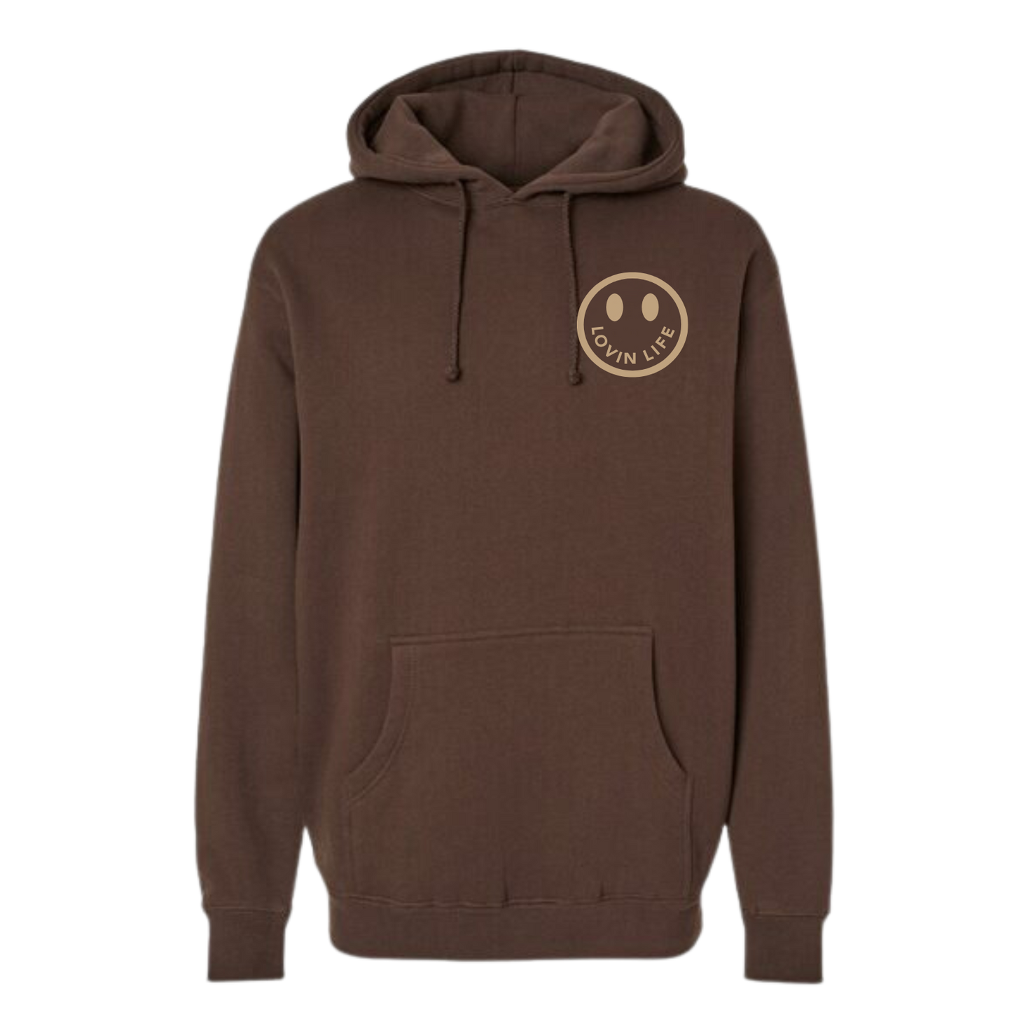 Smiley Hoodie - Brown