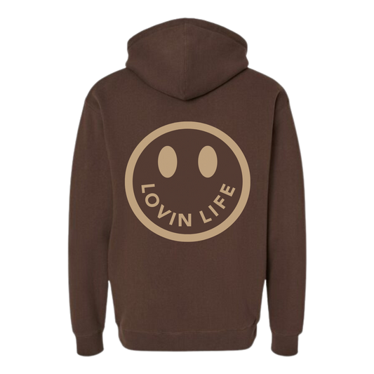 Smiley Hoodie - Brown