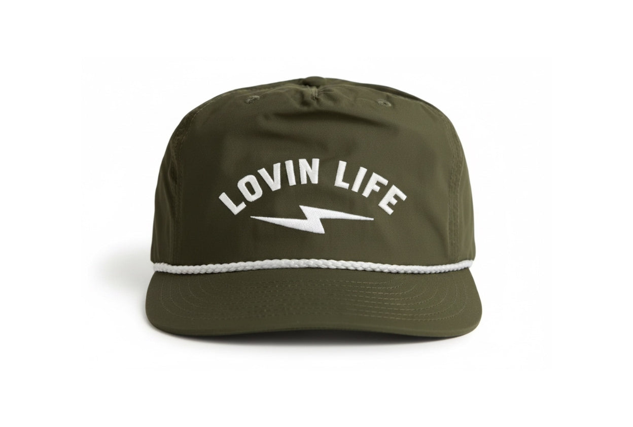 Surf Rope Cap - Army Lightning