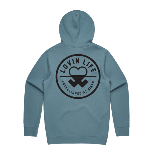 Logo Hoodie - Slate Blue