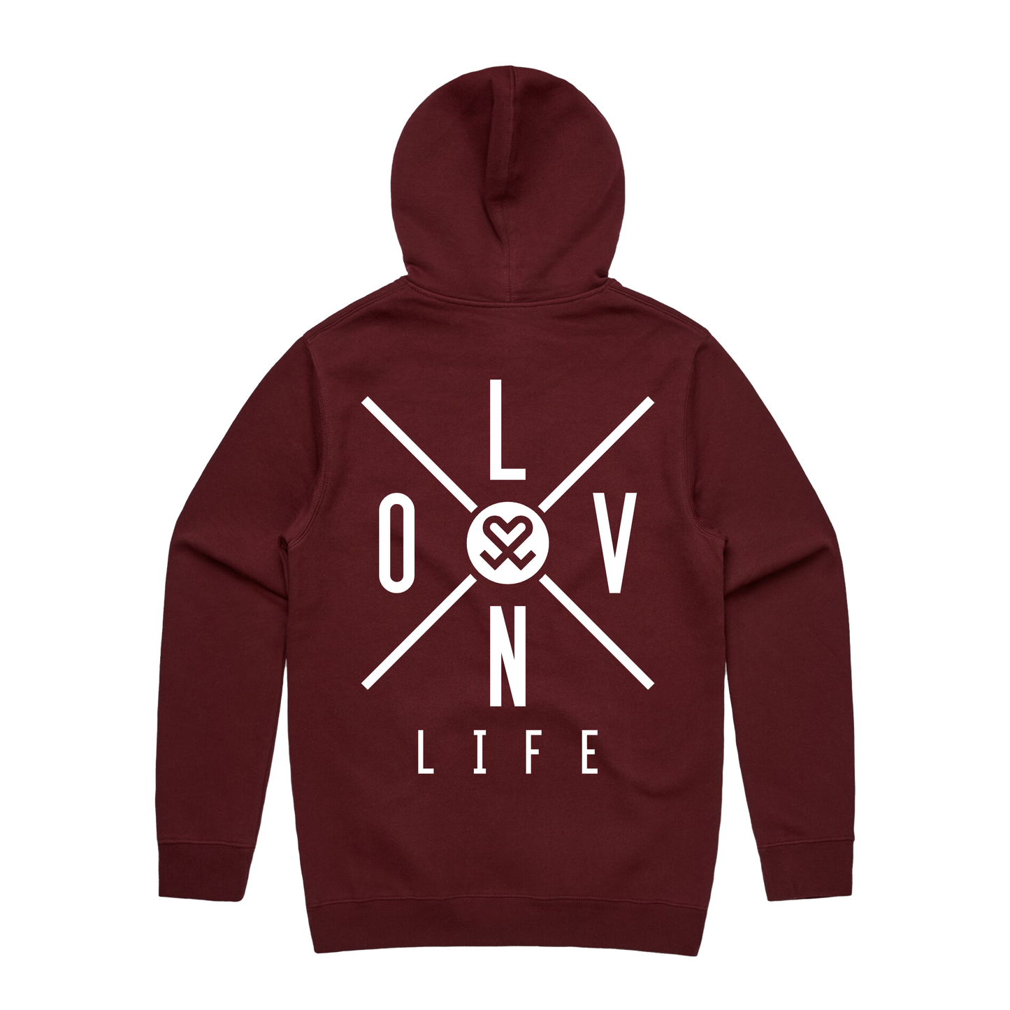 X-Up Hoodie - Maroon