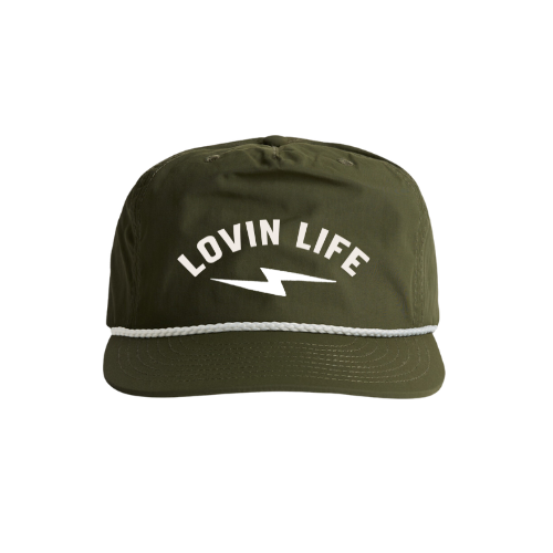 Surf Rope Cap - Army Lightning
