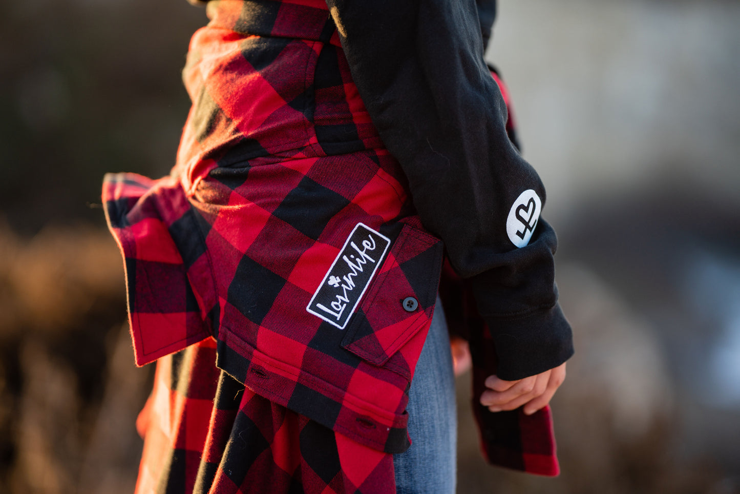 Lovin Life Flannel - Red