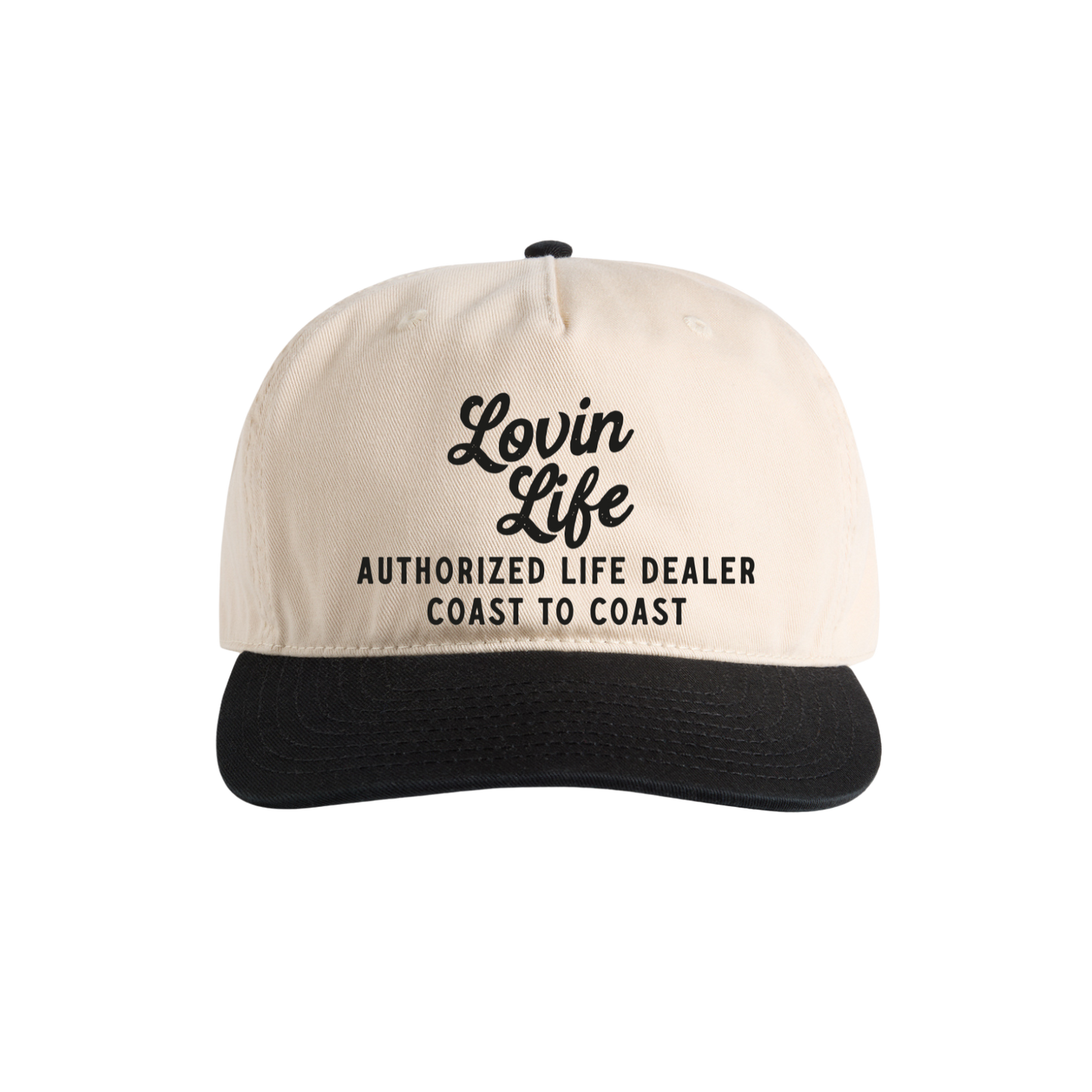 Coast to Coast Two Tone Cap - Black