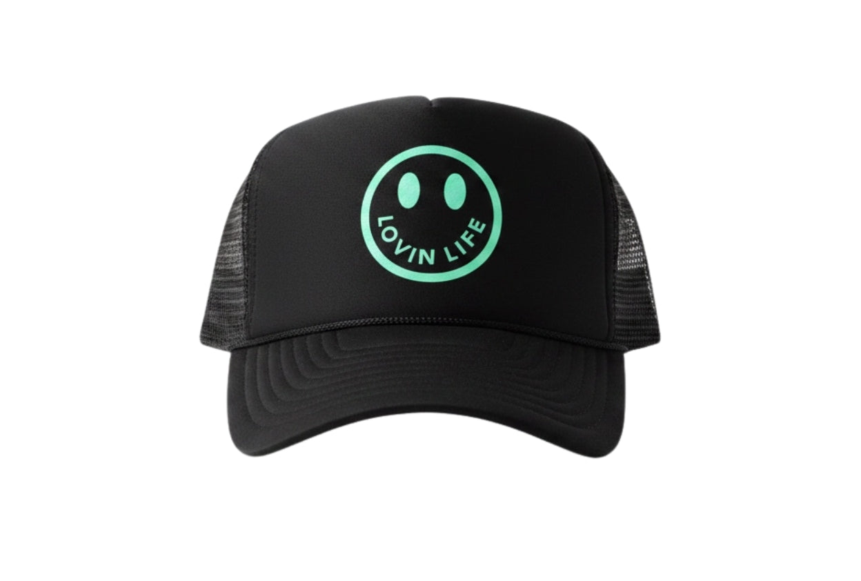 Smiley Trucker - Black