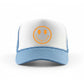 Smiley Trucker - Blue & White