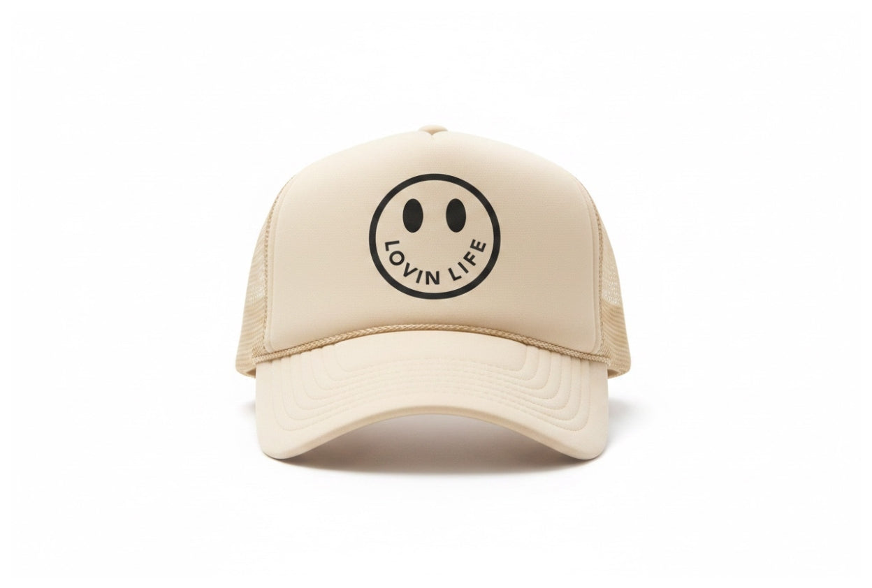 Smiley Trucker - Tan