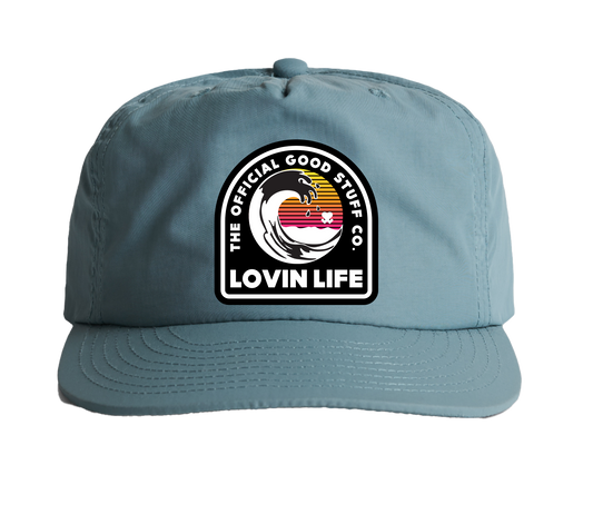 Wave Surf Cap - Slate Blue