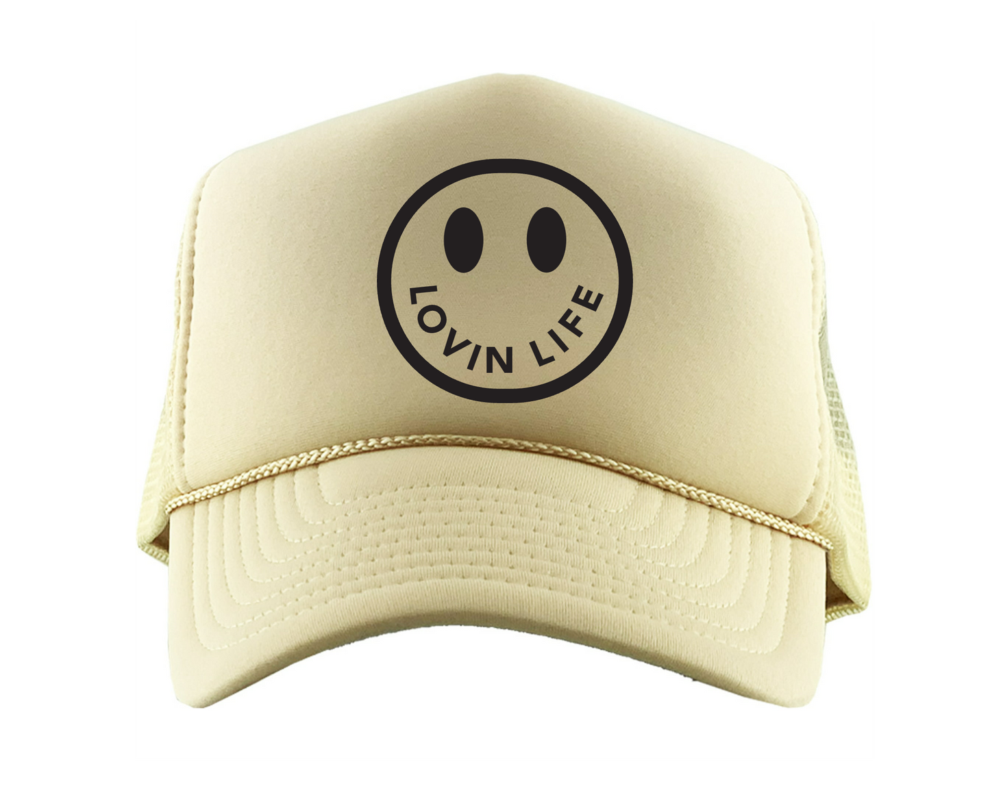 Smiley Trucker - Tan