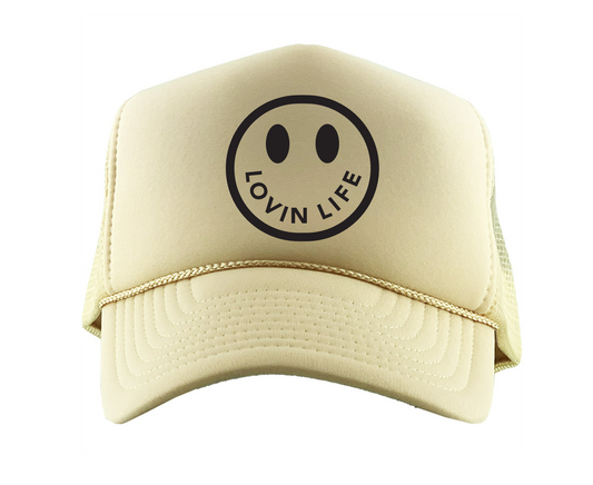 Smiley Trucker - Tan