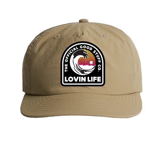 Wave Surf Cap - Khaki