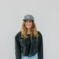 Throwback Black Rope Cap - Woven Patch